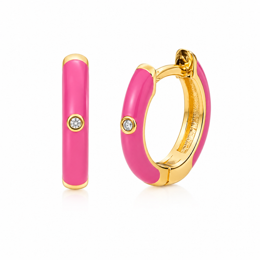 Argollas Amalfi Fucsia